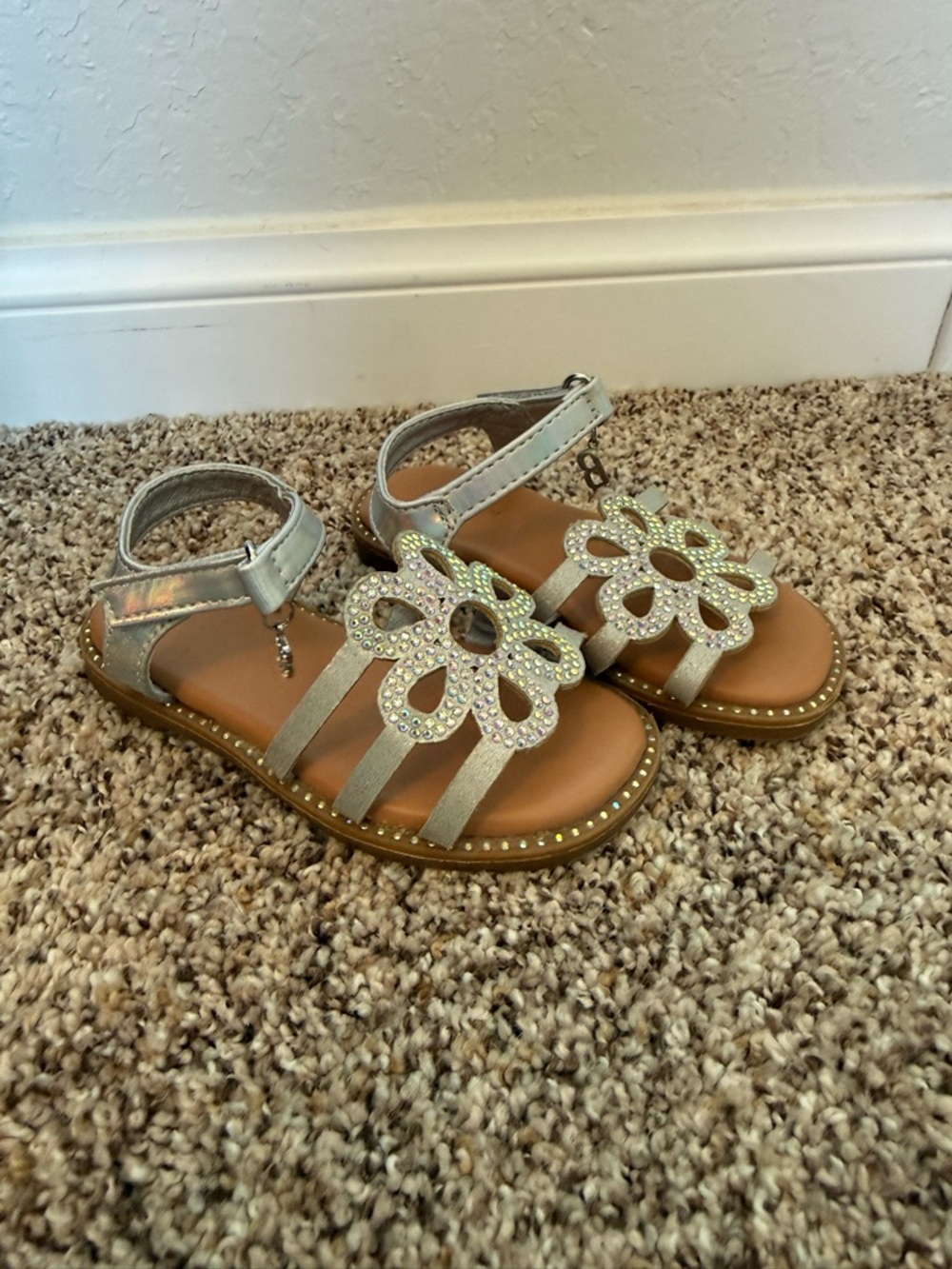 Bebe Girls' Sparkle Sandals